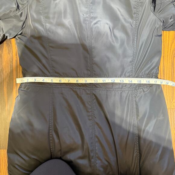 Cole Haan Removable Faux Fur Hooded Long Length Down Coat/Jacket Size S - Picture 14 of 15